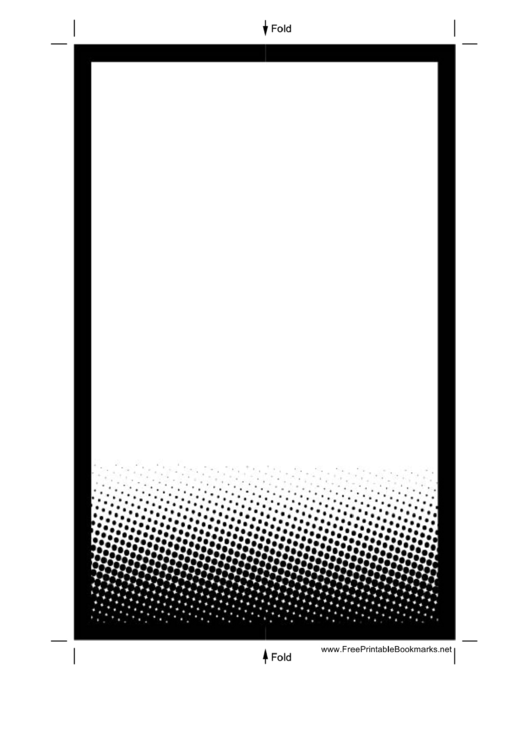 White Gradient Dots Bookmark Template Printable pdf