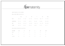 Ripematernity Size Chart