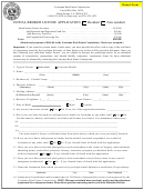 Fillable Initial Broker License Application - Louisiana Real Estate Commission Printable pdf