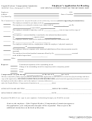 Vwc Form 5a - Employer's Application For Hearing - Virginia Workers' Compensation Commission