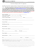 Utah State Temporary Sales Tax Application - Tax Commission