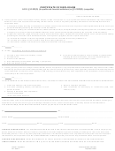 Form Cf:0022 - Certificate Of Disclosure - 2012