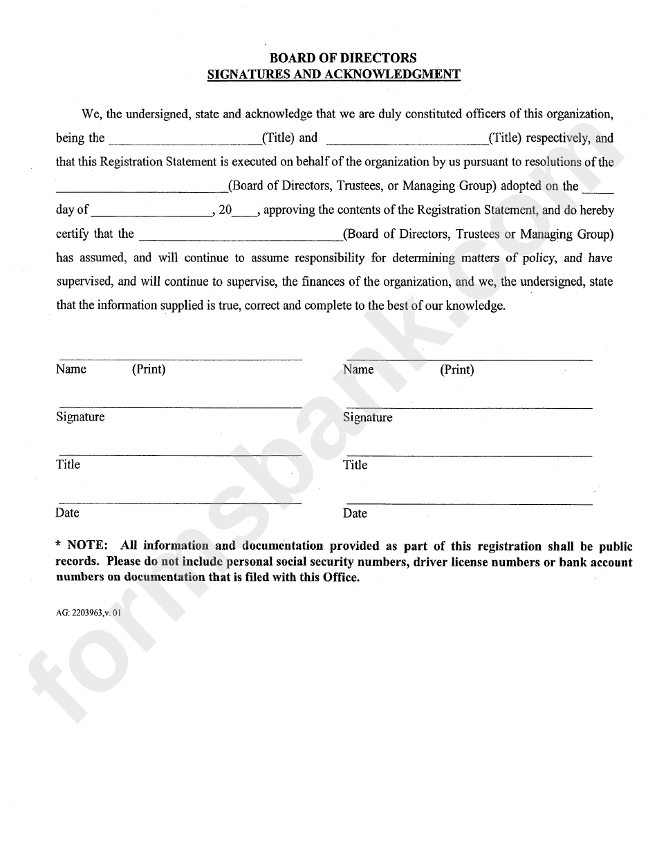 Chartitable Organization Registration Statement - Minnesota Office Of Attorney General