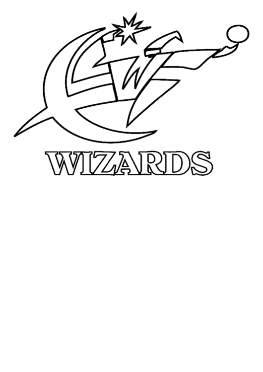 Washington Wizards Coloring Sheet