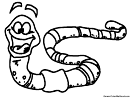 Worm Coloring Sheet