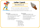 Letter I Pack Puzzle Templates