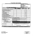 Quarterly Return - Business & Occupation Privilege(gross Sales) Tax - City Of Ripley, West Virginia
