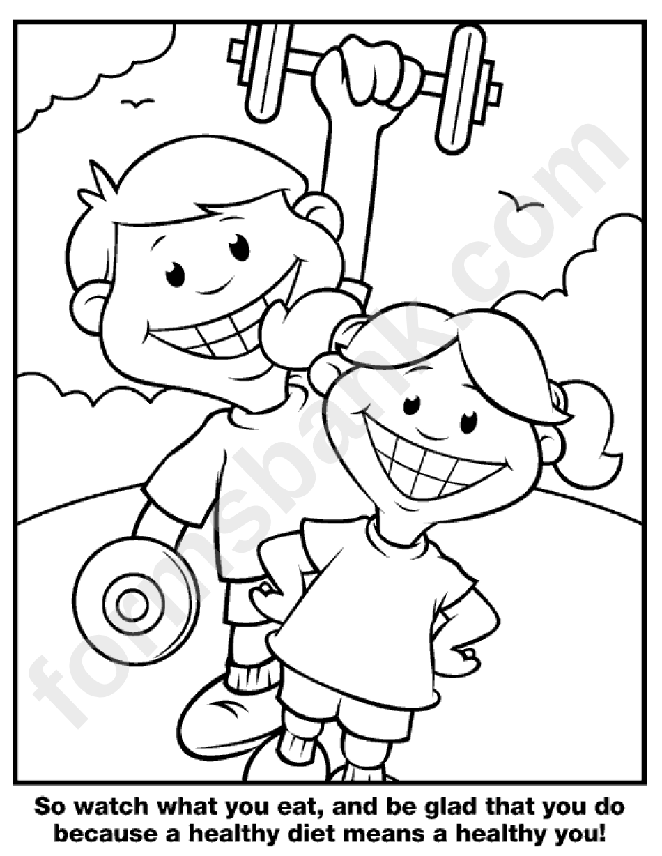 Coloring Sheet For Kids