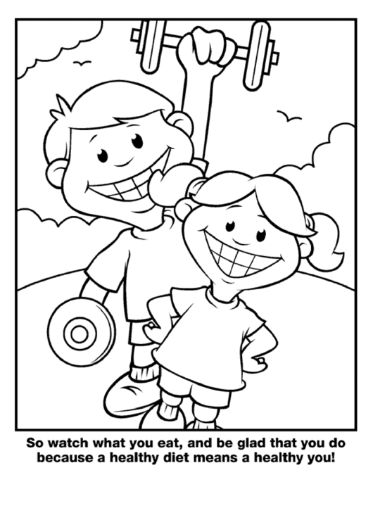 Coloring Sheet For Kids Printable pdf