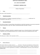 Form Cf:0036b - Articles Of Domestication Of A Non-tax-exempt Nonprofit Corporation