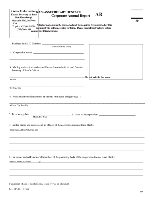 massachusetts annual report form