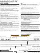 California Form 3537 (llc) - Automatic Extension For Llcs - 2005