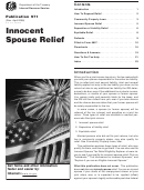 Publication 971 (rev. April 2008) - Innocent Spouse Relief