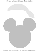 Pirate Mickey Mouse Templates