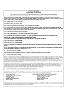 Instructions For Completion Of The Tobacco License Application (crf-oo8) - State Of Georgia Department Of Revenue