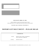 Form Ds 058a-08-11 - Renewable Energy Property Declaration Schedule - 2011