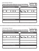 Form 500-b - Information Return Report Of Nonresident Member Income Tax Withheld - 2003