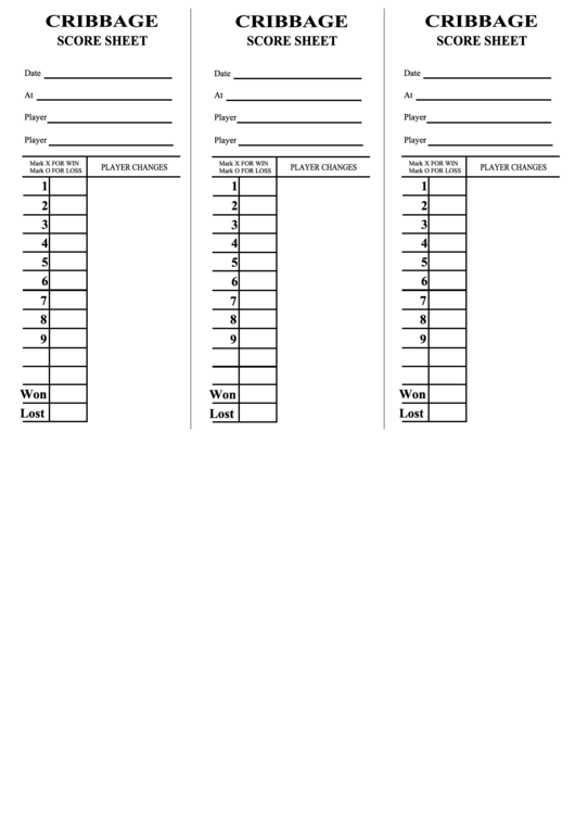 Printable Cribbage Scoring Chart Pdf Printable Word Searches