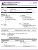 Form Mo 580-1798 - Breast Diagnosis And Treatment - Missouri Department Of Health And Senior Services
