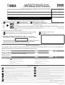 Form 4868a - Application For Extension Of Time To File Alabama Income Tax Returns