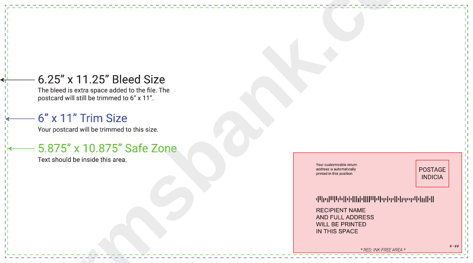 Postcard Mailing Template