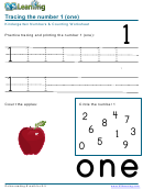 Kindergarten Numbers & Counting Worksheet