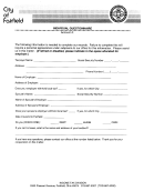 Individual Questionnaire Form - Income Tax Division - Ohio