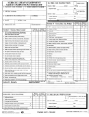 Optional Form 296 - Vehicle/heavy Equipment Safety Inspection Checklist