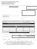 Corporation Franchise Tax Report - Arkansas Secretary Of State - 2005