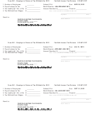 Form W-1 - Employer's Return Of Tax Withheld - City Of Fairfield, Ohio - 2012