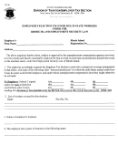 Form Tx-36 - Employer's Election To Cover Multi-state Worker's - Rhode Island Division Of Taxation
