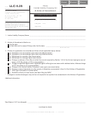 Form Llc-5.25 - Articles Of Amendment - 2012