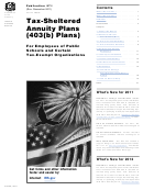 Publication 571 - Tax-sheltered Annuity Plans (403(b) Plans)