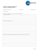 Gestalt Therapy Practice Client Progress Notes Template