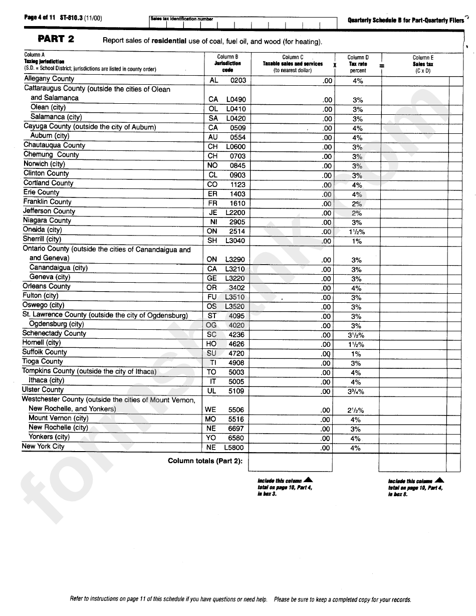 Form St-810.3 - Consumer