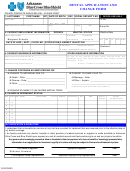Form 10-20 - Dental Application And Change Form - Bcbs Form