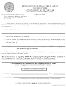 Sos Form 0057 - Resignation Of Registered Agent Coupled With Appointment Of Successor - Oklahoma & Foreign Corporation