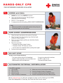 Hands-only Cpr For Witnessed Sudden Collapse Cheat Sheet
