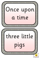Three Little Pigs Game Card Templates
