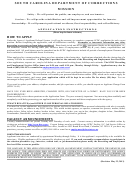 Employment Application - South Carolina Department Of Corrections