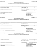 Form Git-q1 - Notice Of Payment Due On Estimated Income Tax - Village Of Golf Manor, Ohio - 2012