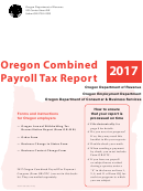 Oregon Combined Payroll Tax Report - 2017