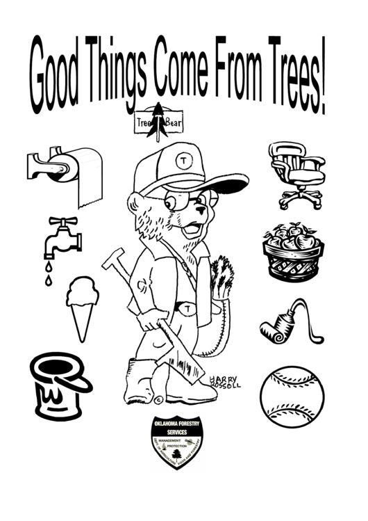 Good Things Come From Trees! Printable pdf
