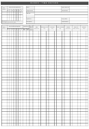 Wages / Time Record Template