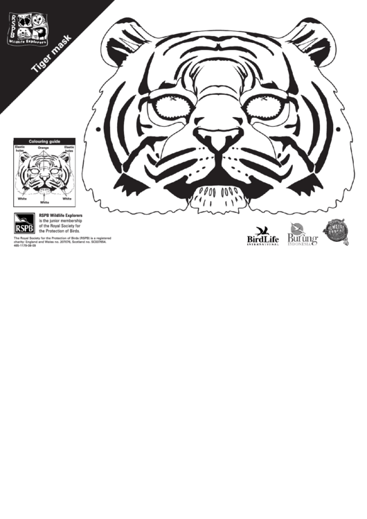 Tiger Mask Template
