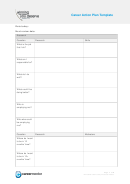 Career Action Plan Template
