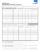 Form C-8000kc - Michigan Sbt Schedule Of Shareholders And Officers - 2002