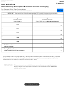 Form C-8000g - Sbt Statutory Exemption/business Income Averaging - Michigan Department Of Treasury - 2002