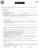 Form Dr-1214 - Application For Temporary Tax Exemption Permit