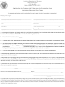 Form R-1334 - Application By Commercial Fisherman For Exemption From Louisiana Sales And Use Taxes - 1999